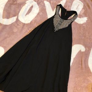 L’Atiste by Amy Short Black Embellished Dress